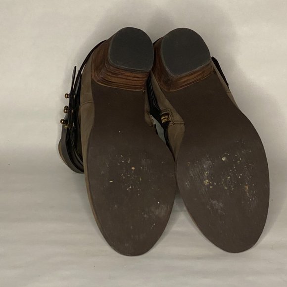 Brown multi-strap booties - Picture 4 of 4